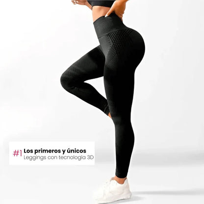 Leggings Push Up anticelulitis 3D negro ( talla L = L/XL ) - additional image 4