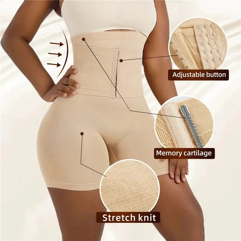 Braga faja reductora con control de abdomen y cintura alta beige XL/XXL - additional image 1