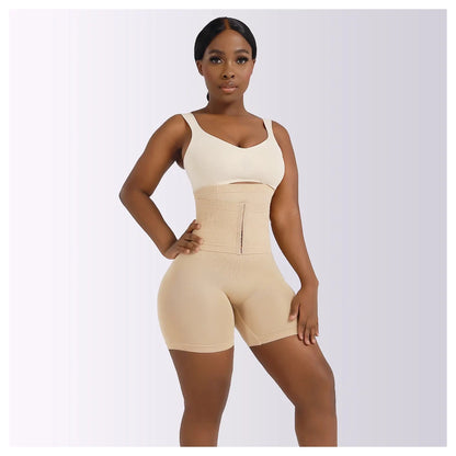 Braga faja reductora con control de abdomen y cintura alta beige M/L - additional image 4